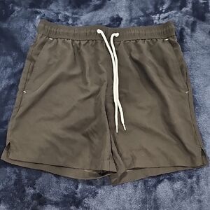 George Black and White Mesh Shorts